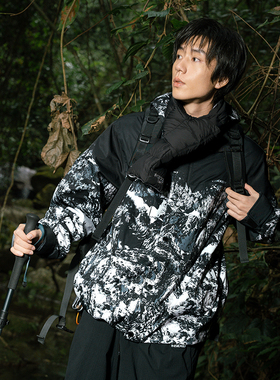 INSIDEDOT 山野系列雪山设计户外冲锋衣男防风防水登山服夹克外套