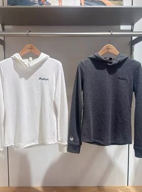 高尔夫球服上衣25秋季新款女士连帽标志配色百搭长袖针织衫舒适