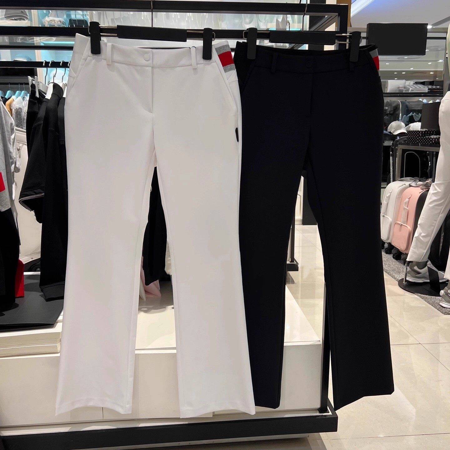 女士高尔夫服装弹力运动长裤