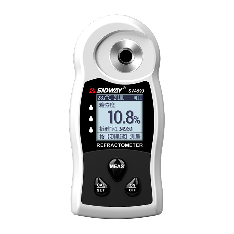 -592数显糖度593计水果测糖仪糖分检测仪甜度糖份测试仪*