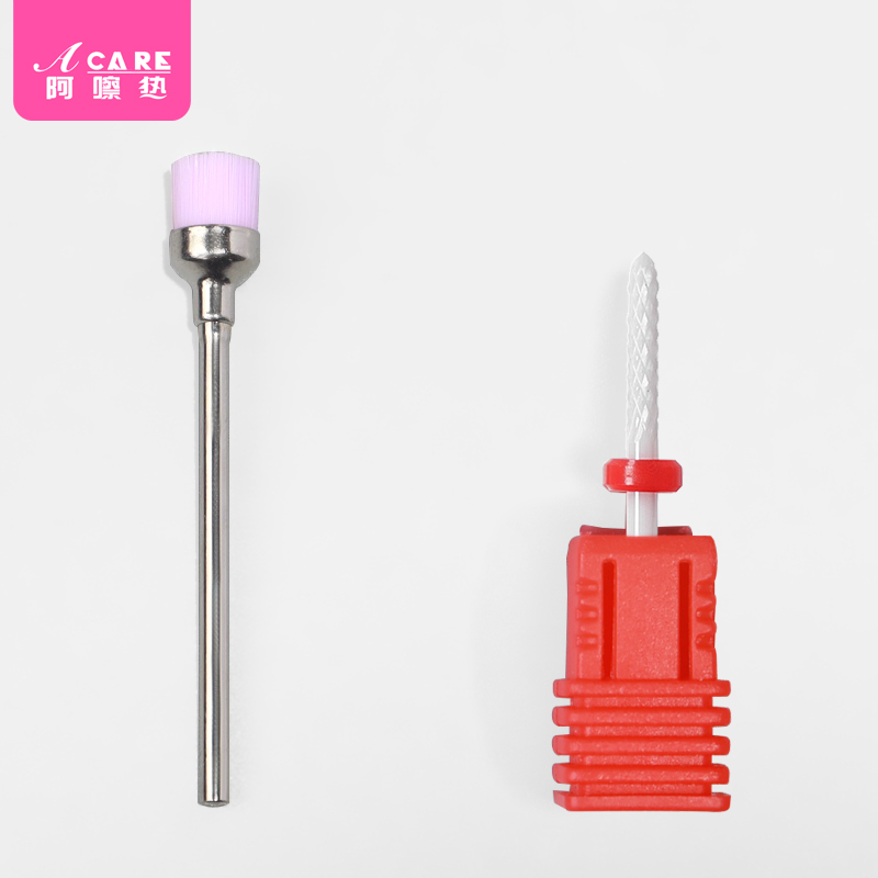 美甲陶瓷打磨器头指甲卸甲机陶瓷头钻头器替换配件电动打磨机工具