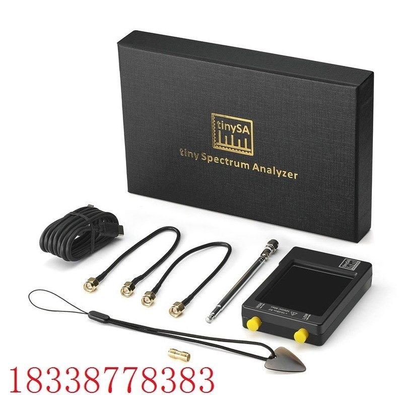 tinySA 2.8寸电阻触摸屏便携频谱分析仪高频信号发生器内置电池