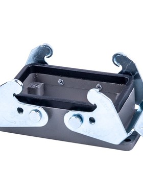 矩形插座HDC-HE-010-M/F 重载连接器10芯16A航空插头热流道接插件