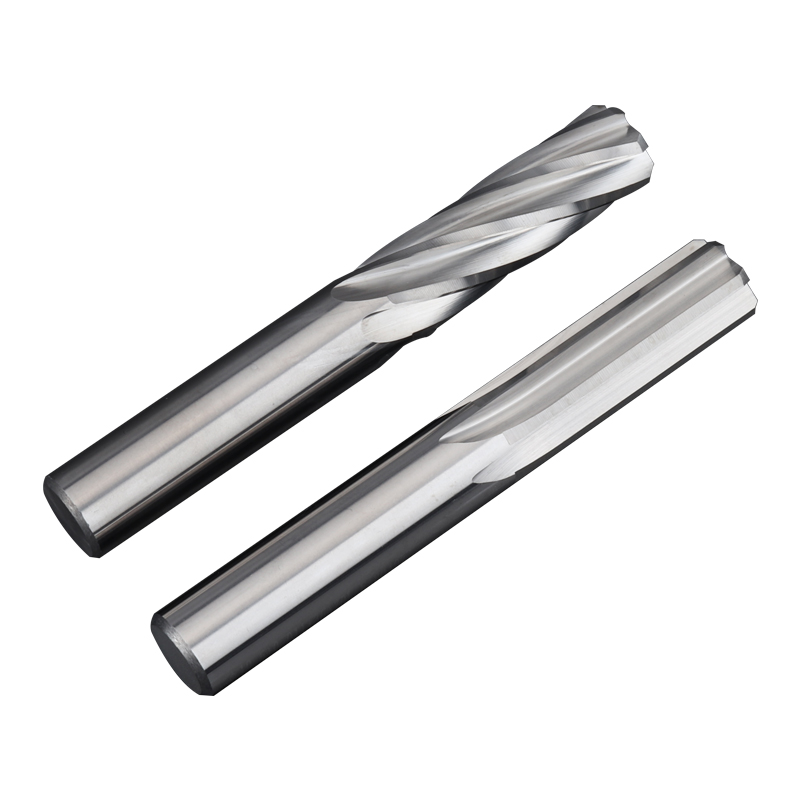 进口58度钨钢铰刀直槽/螺旋H7y数控硬质合金直柄加长150L机用铰刀