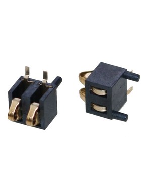 BC-36电池座2.5间距1Pin2PinC3Pin4Pin镀金弹片充电连接器导电座