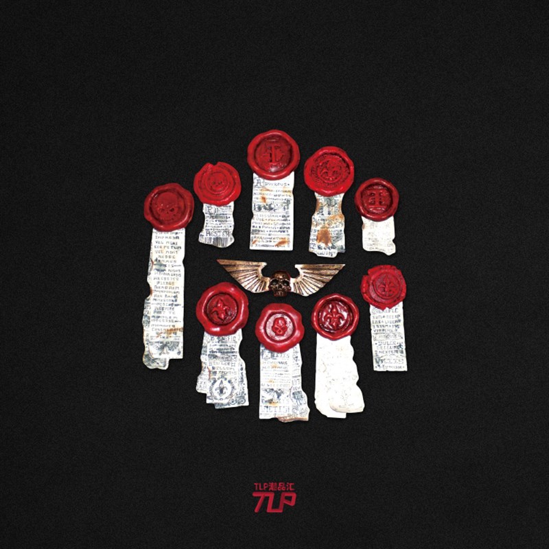 TLP反光车贴 纯洁印记 战锤40K 帝国飞翼骷髅 忠诚 平面防水贴纸