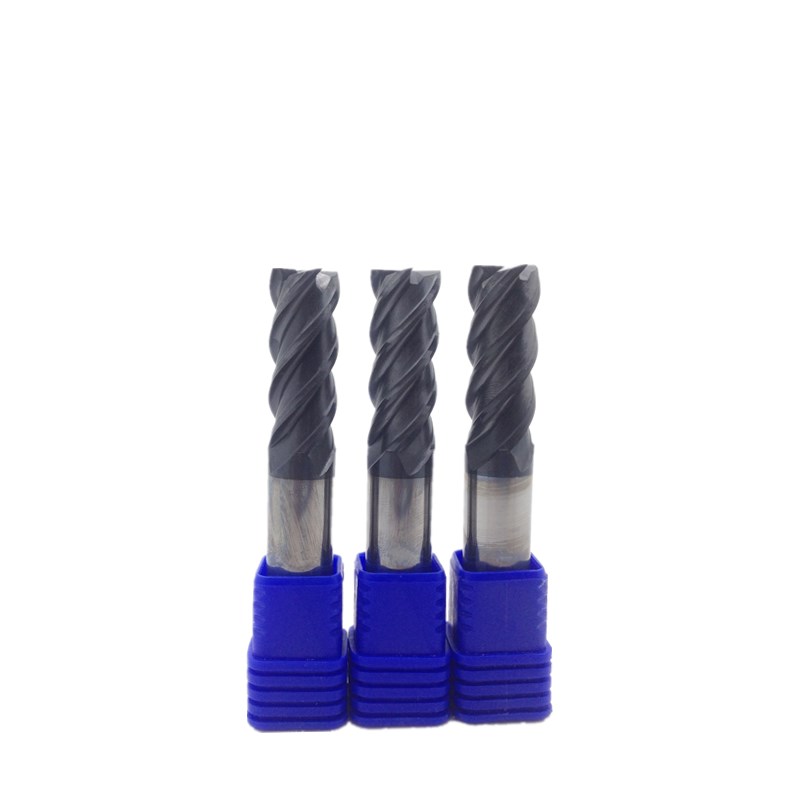 55度整体合金钨钢直柄四刃株洲立铣刀GM-4E-D23 4 5 6 8 10 12 16