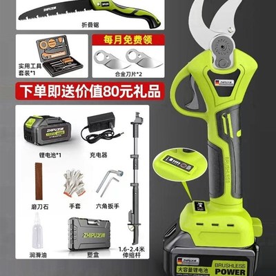 电剪刀剪树枝果树充电式电动修枝剪树枝剪刀锂电池专用园艺电枝剪