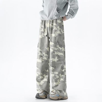 ZSEE美式复古迷彩工装裤