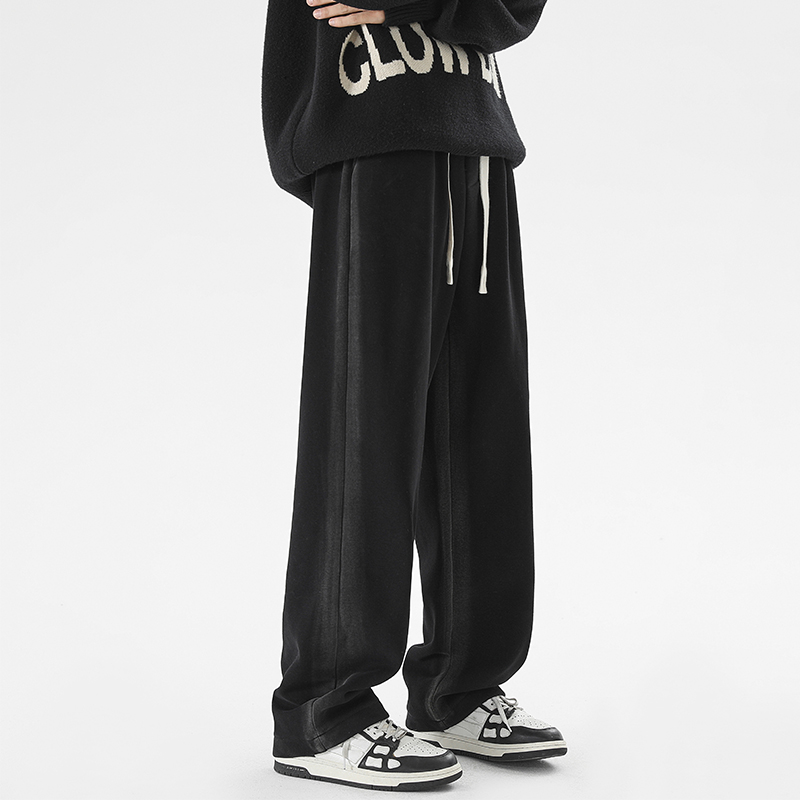 ZSEE美式渐变条纹运动卫裤