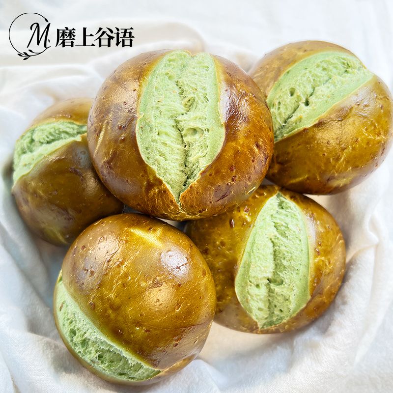 磨上谷语0脂肪全麦碱水面包0蔗糖代餐饱腹健康低脂早餐零食品