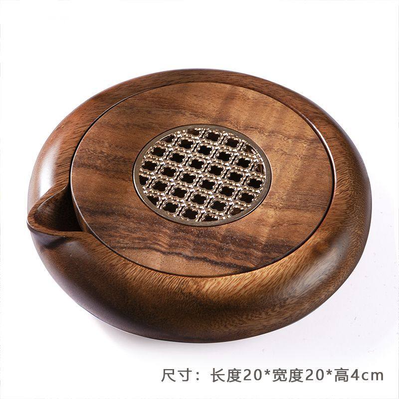 胡桃木储水式壶承茶盘新中式小型干泡台家用实木干泡盘紫砂壶壶垫,餐饮具,茶盘,淘宝优惠券,粉丝福利购,淘宝优惠卷