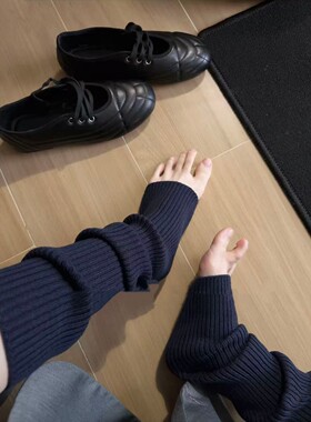 好特别的藏青羊毛袜套~显瘦神器！秋冬百搭显瘦堆堆踩脚袜套保暖