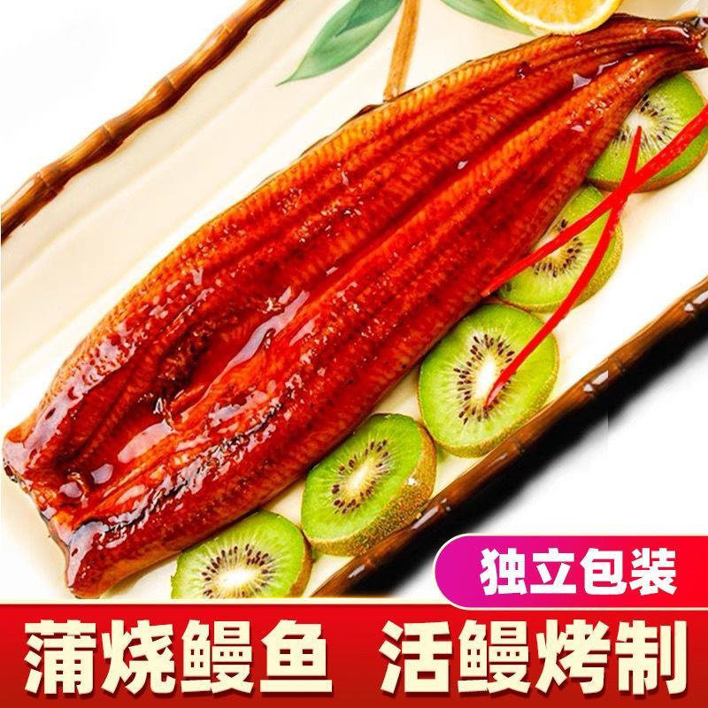 【精选活鳗】首鲜道日式蒲烧鳗鱼即食网红烤鳗鱼饭加热即食整条