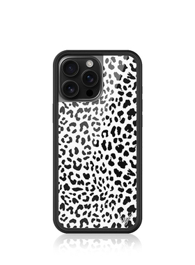 WFWE联名雪豹纹Snow Meow苹果Pro手机壳适用iPhone16/15/14/Pro/Max/Plus欧美潮牌时尚wf保护套13硅胶防摔壳