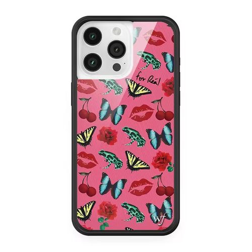 Wildf联名红唇樱桃蝴蝶手机壳