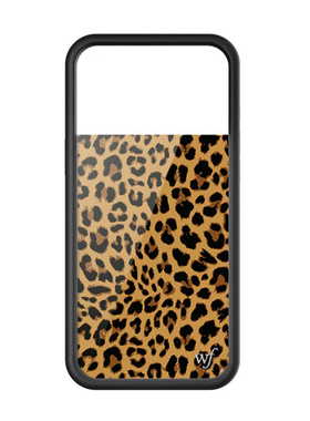 【WF侧边原版按键】棕色豹皮纹/黑白小猫手机壳适用苹果17Pro新iphone16/15/14/13/12/Pro/Max时尚防摔保护套