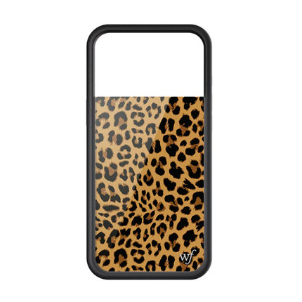 【WF侧边原版按键】棕色豹皮纹/黑白小猫手机壳适用苹果17Pro新iphone16/15/14/13/12/Pro/Max时尚防摔保护套