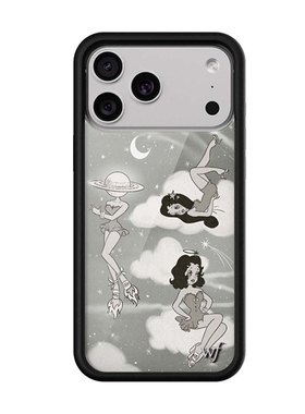 WFWE联名Rachel Sennot星夜女孩WF手机壳适用苹果17/iPhone16/15/14/13/12Pro彩色/粉/红/白底波点防摔保护