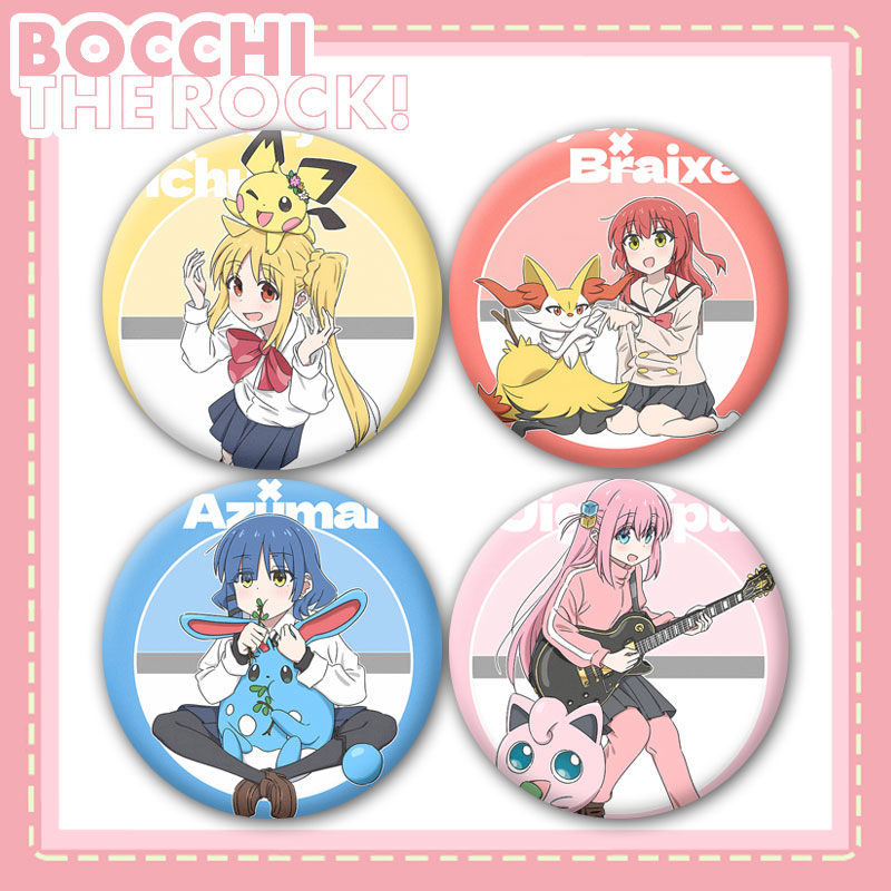 孤独摇滚联名宝可梦系列吧唧胸章