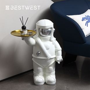 饰品钥匙收纳摆设 创意星际宇航员大型落地摆件客卧室家居树脂装