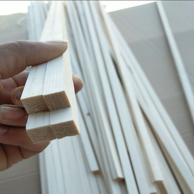 11松木手工模型材料小木条木方木线条木块实木龙骨抛光条