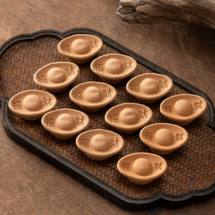 古法手工香薰元宝香招财进宝檀香粒财神香家用室内供财神道观薰批