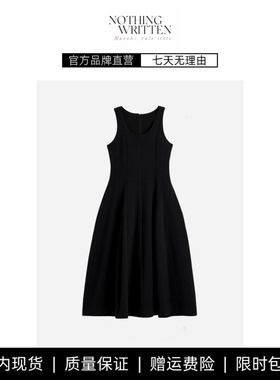【现货】NOTHING WRITTEN标准版型雕塑感中长连衣裙夏季新品