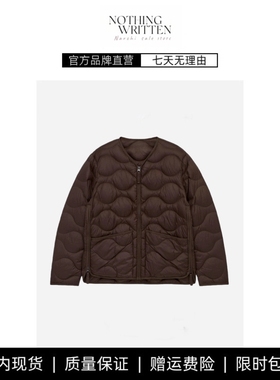 【现货】NOTHING WRITTEN绗缝夹克轻薄宽松羽绒服女短款外套上衣