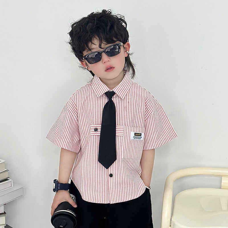 夏季男童西装套装幼儿园男宝毕业照礼服六一儿童主持人钢琴演出服