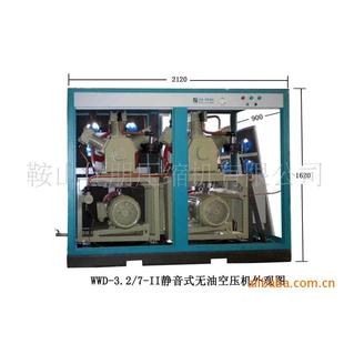 II全无油空压机 供应箱式 3.2 空气压缩机 静音WWD