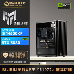 265K旗舰DIY电脑主机 影驰5080金属大师 14600KF