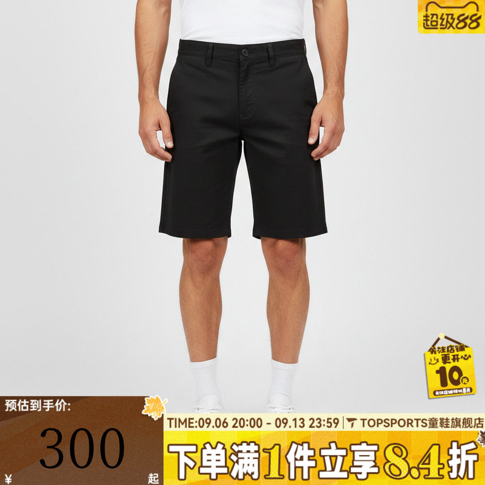 滔搏VANS范斯男子运动休闲短裤VN000TCWBLK