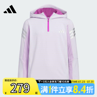 HDY针织运动卫衣KC2520 adidas阿迪达斯女大童JK