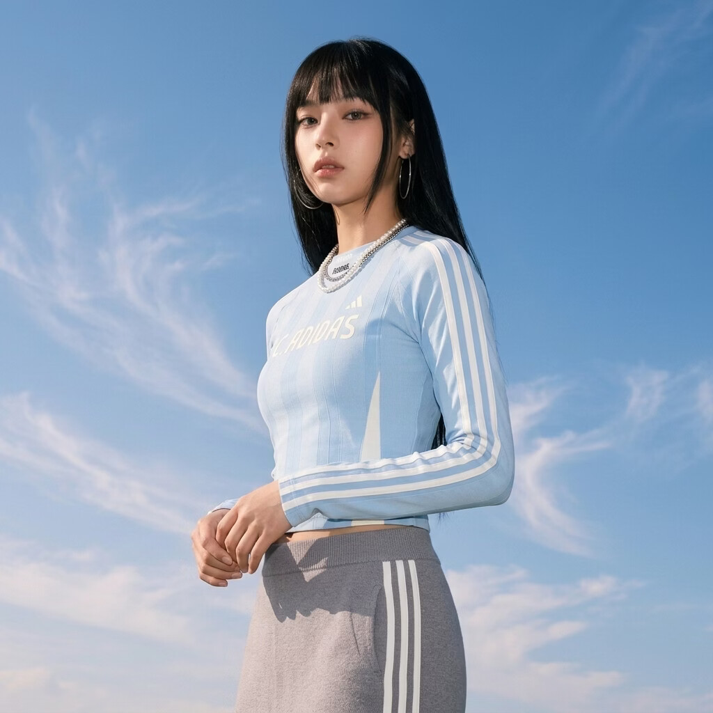 滔搏adidas阿迪达斯女子TIRO LS TEE三条纹运动休闲长袖T恤KZ4170
