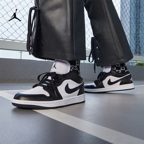 NIKE耐克乔丹aj1女鞋JORDAN 1低帮板鞋运动训练篮球鞋DC0774-101