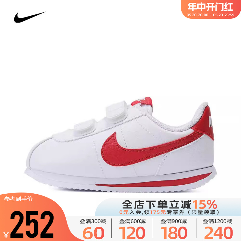 Nike耐克男婴童2024新款CORTEZ BASIC SL休闲鞋阿甘鞋904769-101-封面