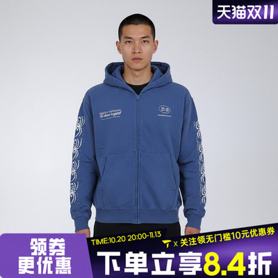 VANS范斯男子ED DAVIS ZIP UP HOODIE运动夹克外套VN000VT07WM