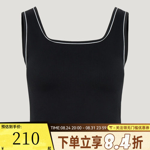 adidas阿迪达斯三叶草WAISTBAND TANK秋女子运动休闲背心LF4590