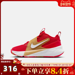 NIKE耐克大男童鞋子红色新年鞋子儿童休闲鞋子运动鞋HF6279-603