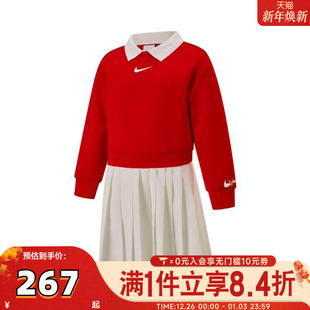 NIKE耐克女小童长袖 001 运动卫衣连衣裙NY2512262PS