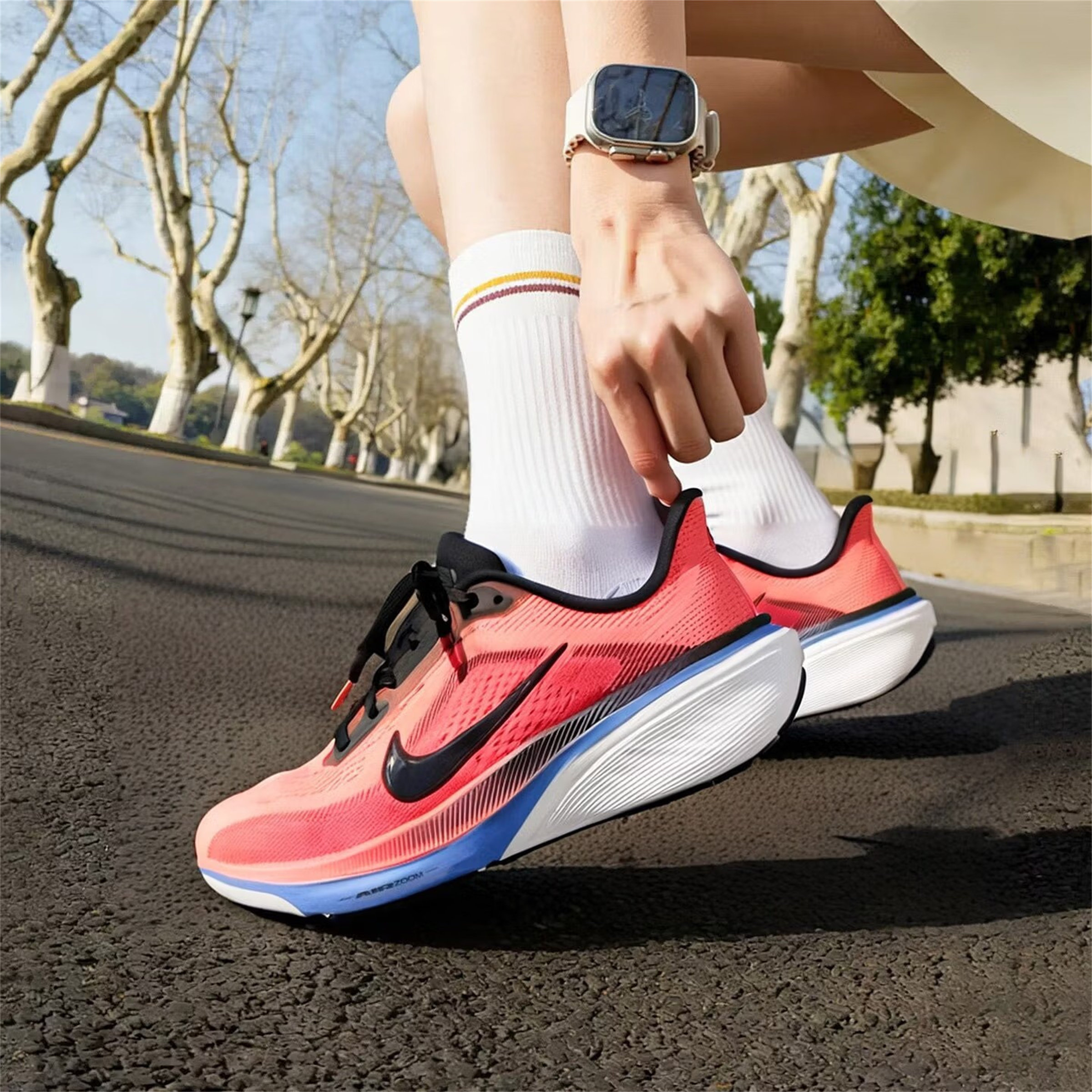 NIKE耐克大童AIR ZOOM PEGASUS 42 飞马运动训练跑步鞋IH2306-614