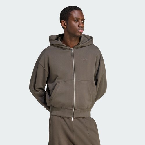 adidas阿迪达斯三叶草男子P ESS FZ HD运动休闲夹克外套KR6986