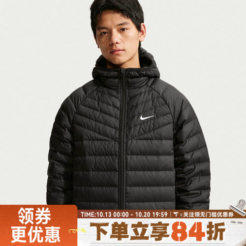 NIKE耐克男子AS NK WR LTWT FL MCRO运动休闲羽绒服JA0742-010