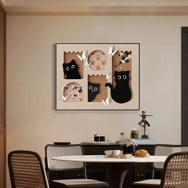 新电表箱盒遮挡中古风中古风电y表箱装饰画新款电箱盒可遮挡挂画,家居饰品,电表箱装饰画,淘宝优惠券,粉丝福利购,淘宝优惠卷