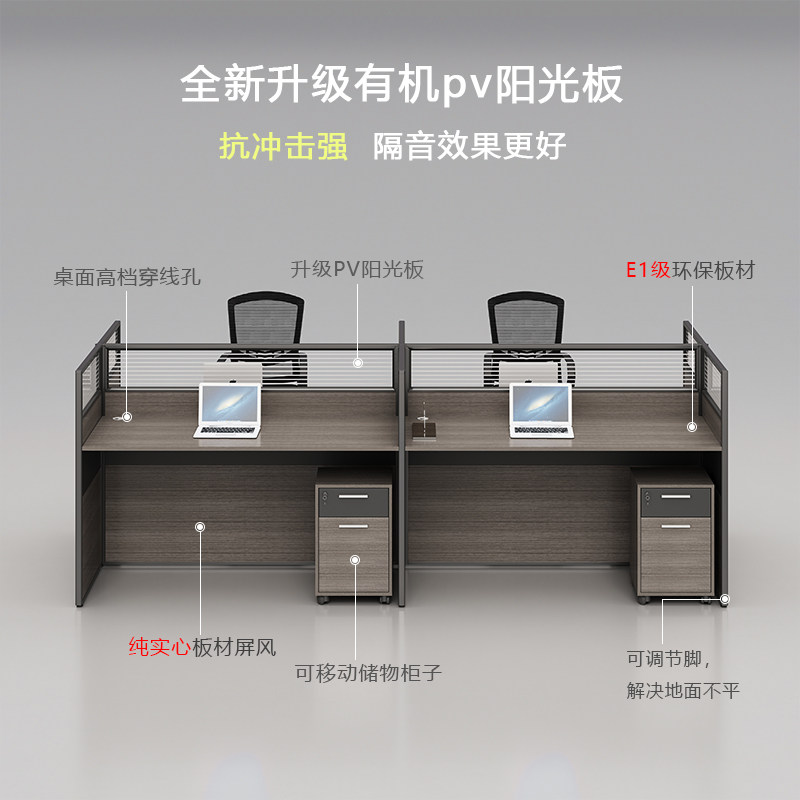 新职员办公桌椅组合屏风办公桌6人位简约员工办公桌2/X4人位办公,商业/办公家具,组合/屏风工作位,淘宝优惠券,粉丝福利购,淘宝优惠卷