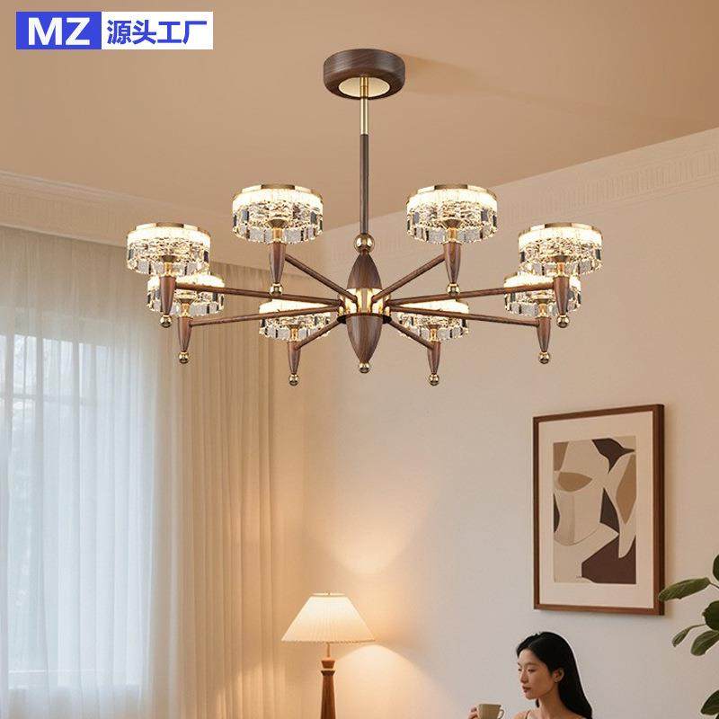 全光谱客厅主灯法式复古中古风餐厅灯具高级感卧室吧台床头小吊灯