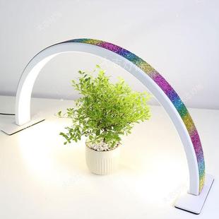 亚马逊美客多55CM75CM美甲灯多色可选大空间桌面半月灯指甲美甲店