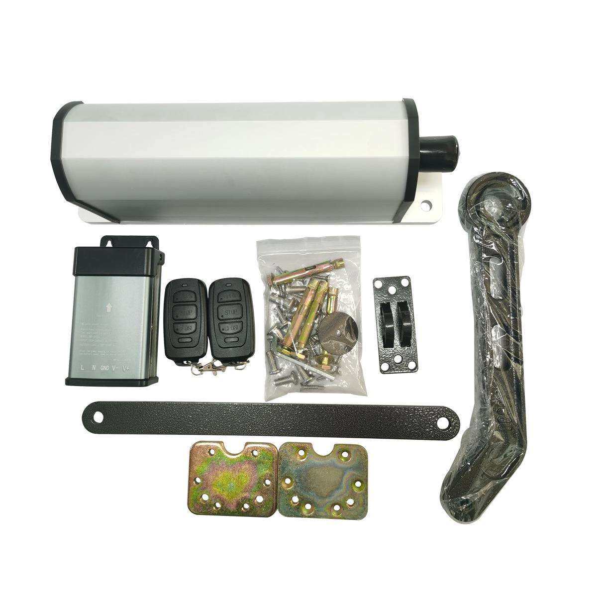 侧装90度曲臂式大功率电动闭关门器自动开门机小区室外门禁平开门