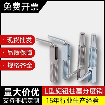 ZAP09粗牙不锈钢树脂弹簧柱塞PJLSK3/4/5/6/8/10/12/16分度定位销